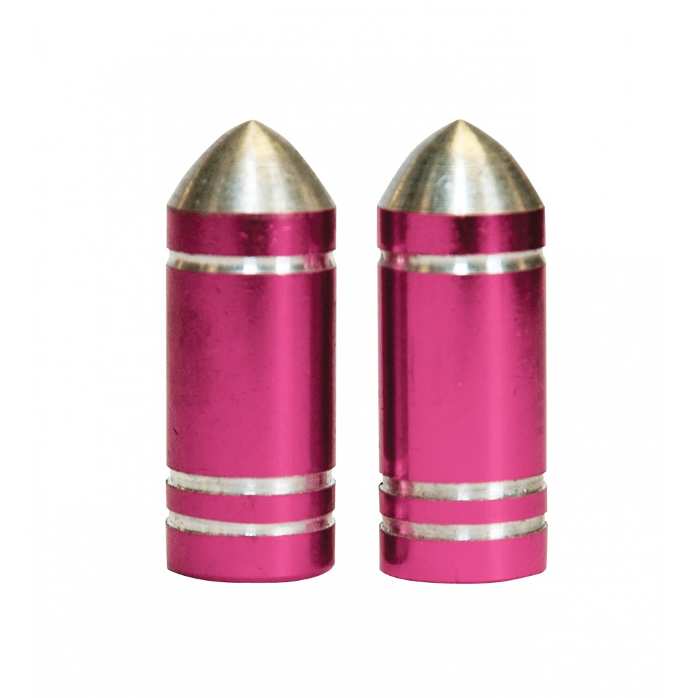 Image for Weldtite 5021 Bullet Valve Caps - Pink (2)