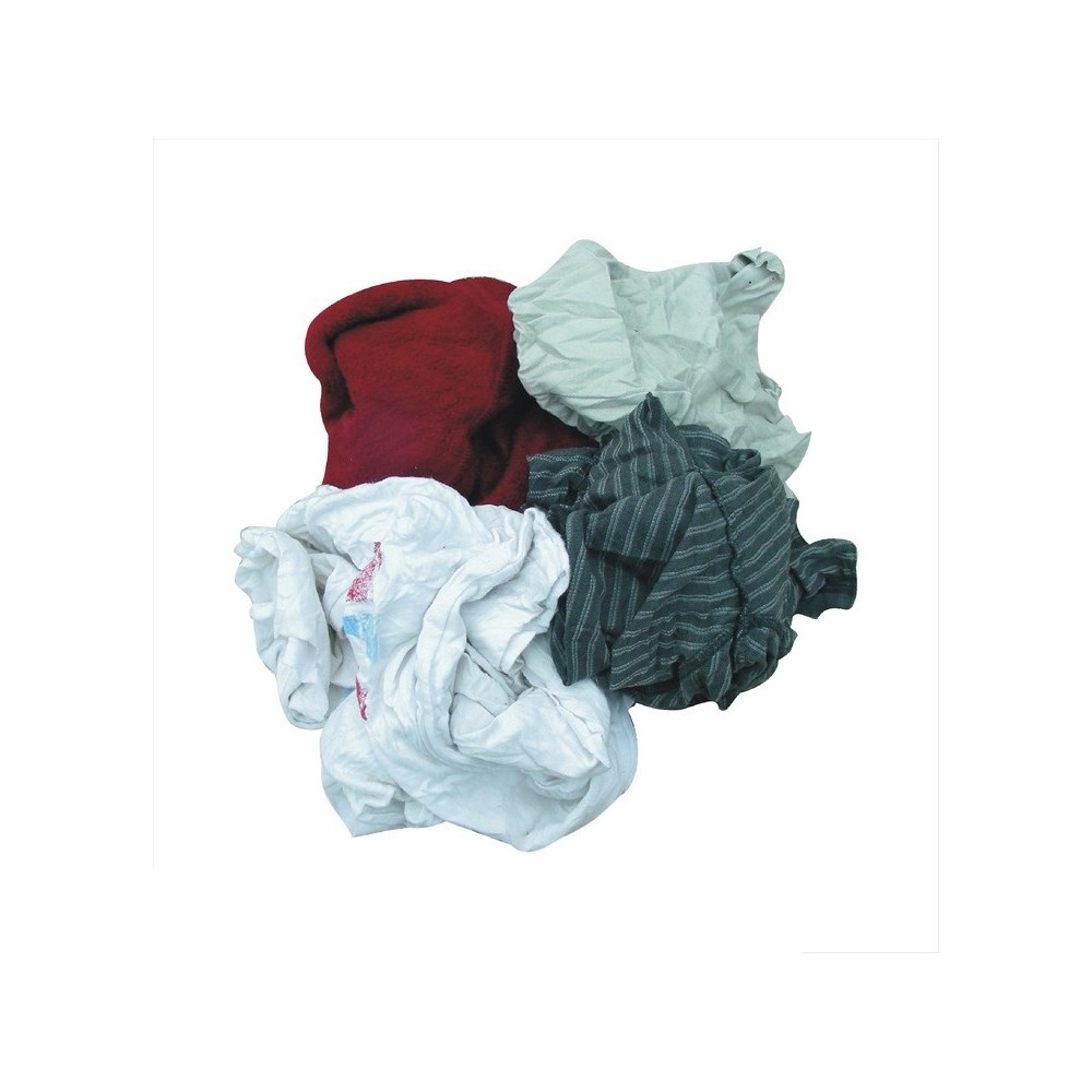 Image for Coloured T-Shirt Wiping Bag of Rags 10kg