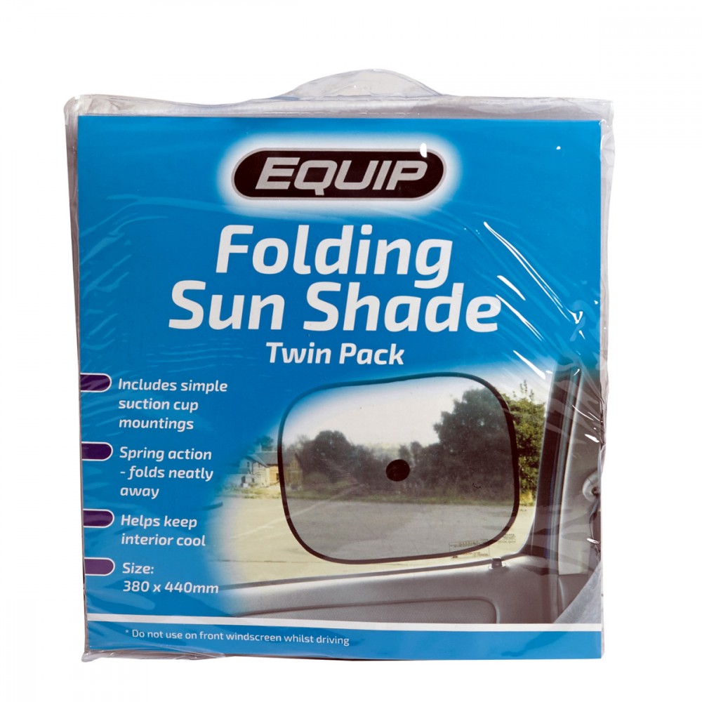 Image for Equip EFS006 Twin Pack Folding Sunshade