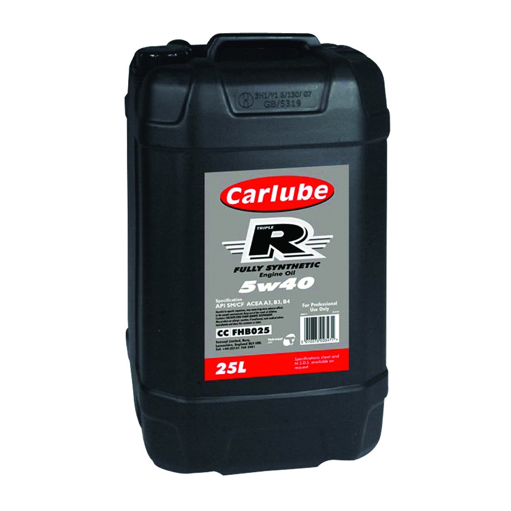Image for Carlube FHB025 Triple R 5w40 Fully Synth 25Ltr