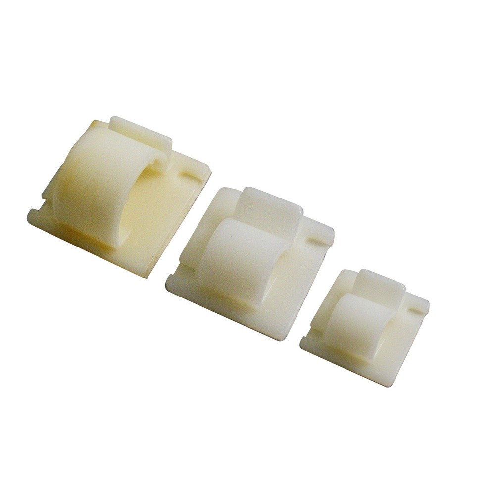 Image for Pearl PWN606 Cable Clips - Self Adhesive - Natural - 7.5Mm - Pack of 2